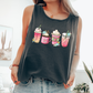 Mom Coffee, Cute, Mother Comfort Colors Tank Top