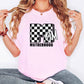 Mom, Comfort Colors, Motherhood, MTV, Retro, Checkerboard, Comfort Colors Tshirt