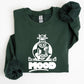 Moo'd, Cow, Funny, Moody, Mental Health, Positivity Sweatshirt
