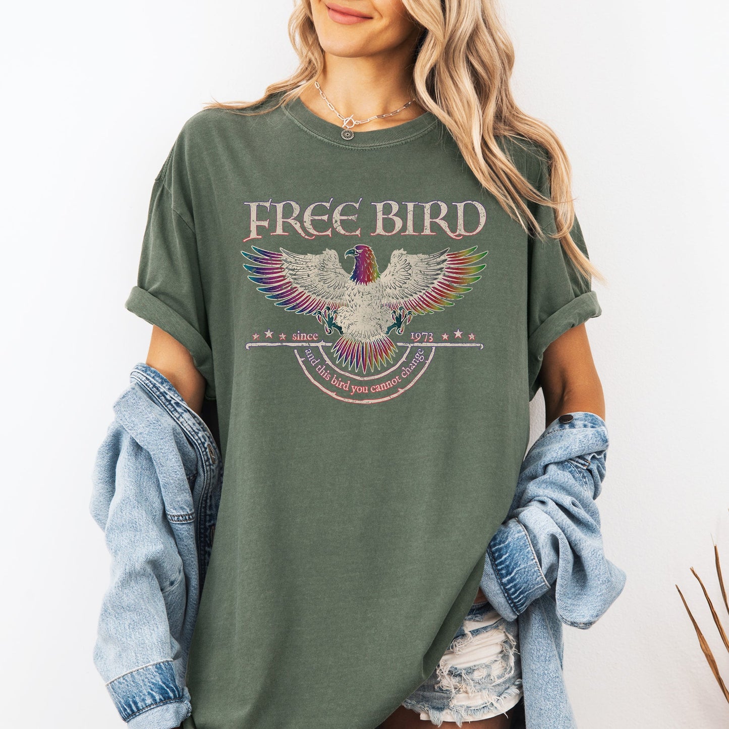 Free Bird Shirt, Comfort Colors Band TShirt, Old School Band T-shirt, Retro Music Shirt, Rock Band Tee