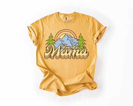 Mountain Mama, Adventure, Boat, Lake Life, Camping, Outdoor, Nature, Travel, Comfort Colors T-Shirt