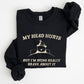 My Head Hurts, Bear, Sick, Meme, Aesthetic, Funny Sweatshirt