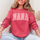 Nana, Faux Lace, Coquette, Varsity, Mother's Day Sweatshirt