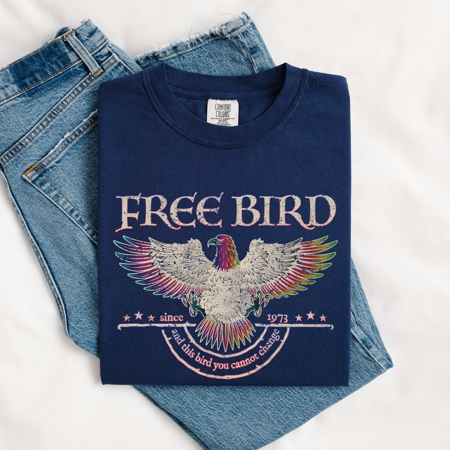 Free Bird Shirt, Comfort Colors Band TShirt, Old School Band T-shirt, Retro Music Shirt, Rock Band Tee