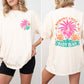 Nobody Likes A Shady Beach, Skeleton, Fun, Beach Wear, Hot Girl Summer, Palm Tree, Tshirt Comfort Colors T-Shirt