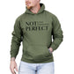 Not Perfect, Just Forgiven, Jesus, Christian, Religious, Gospel, Faith Hoodie, Hooded Sweatshirt