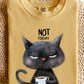 Not Today, Cat, Grumpy, Coffee, Funny, Meme Shirt Comfort Colors T-Shirt