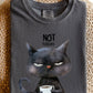Not Today, Cat, Grumpy, Coffee, Funny, Meme Shirt Comfort Colors T-Shirt