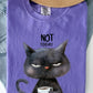 Not Today, Cat, Grumpy, Coffee, Funny, Meme Shirt Comfort Colors T-Shirt