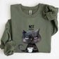 Not Today, Cat, Grumpy, Coffee, Funny, Meme Sweatshirt