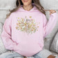Meadow, Pressed Flowers Hoodie