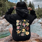 Mountain Meadow Pressed Flowers Hoodie