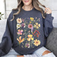 Mountain Meadow Pressed Flowers Sweatshirt