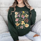 Mountain Meadow Pressed Flowers Sweatshirt