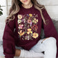 Mountain Meadow Pressed Flowers Sweatshirt