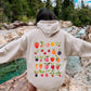 Fruity Delight, Colorful Berries Illustrated Hoodie