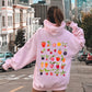 Fruity Delight, Colorful Berries Illustrated Hoodie