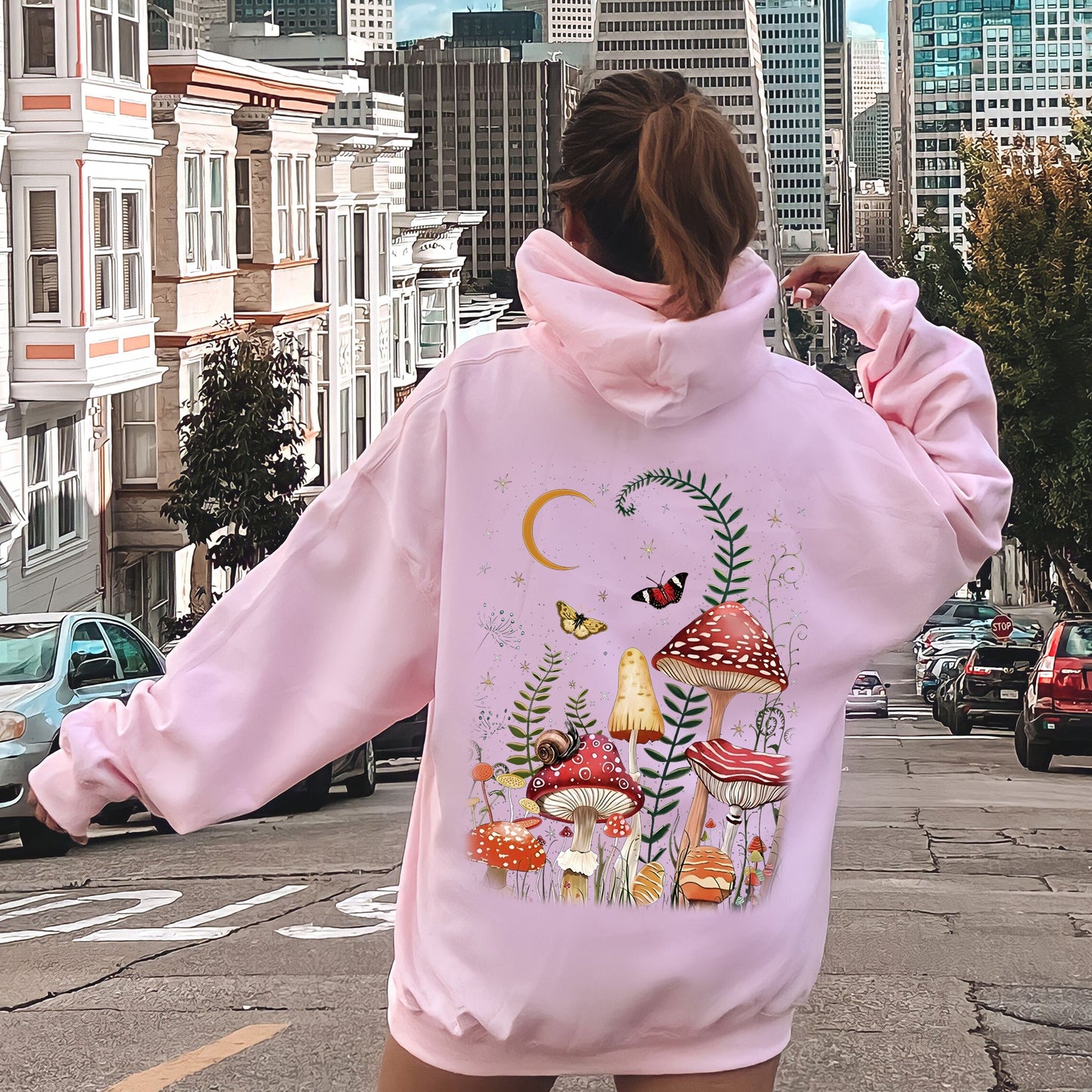 Mystical Mushroom Forest Hoodie