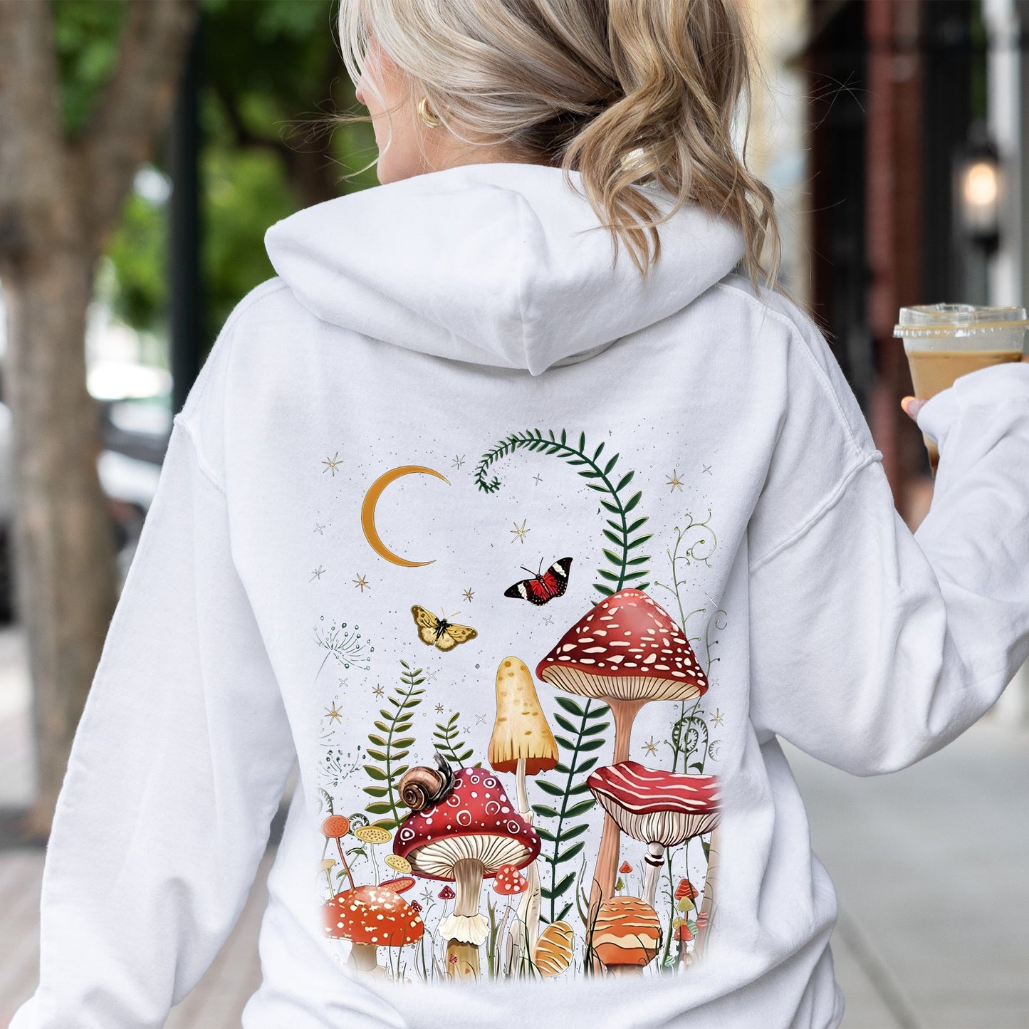 Mystical Mushroom Forest Hoodie