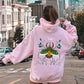 Ferns, Mystical, Animal, Retro Hoodie