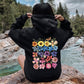 Bright Pressed Flowers Hoodie