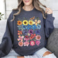 Bright Pressed Flowers Sweatshirt