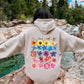 Bright Pressed Flowers Hoodie