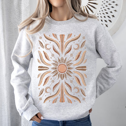 Boho Radiant Sun Sweatshirt