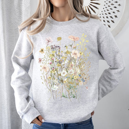 Pressed Flower Bouquet Sweatshirt