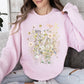 Pressed Flower Bouquet Sweatshirt