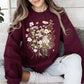 Pressed Flower Bouquet Sweatshirt
