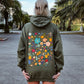 Floral Pattern, Botanical, Flower, Wildflower Hoodie