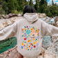 Floral Pattern, Botanical, Flower, Wildflower Hoodie