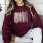 Botanical Stripes Tree Sweatshirt