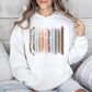 Botanical Stripes Tree Hoodie