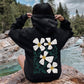 Boho Art Nouveau Flowers, Bold Design Hoodie