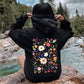Bloom Brilliance Color-Infused Floral Print Hoodie