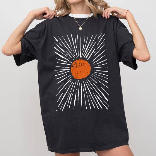 Retro Sunburst, Vintage Comfort Colors Tshirt
