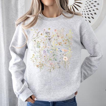 Mountain Pressed Wildflowers Sweatshirt