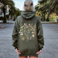 Delicate Wildflowers, Forest Meadow, Pressed Flowers Hoodie