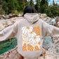 Boho Daisies, Boho Retro Floral Design Hoodie