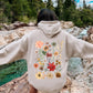 Dried Wildflower Meadow, Nature, Floral, Pressed Leaves Hoodie