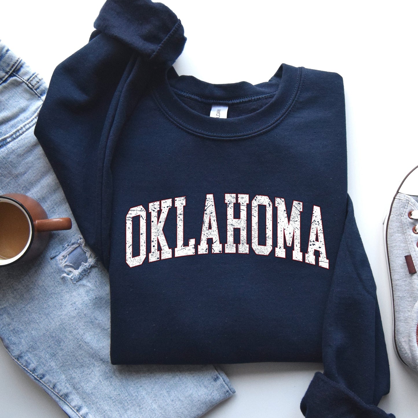 Oklahoma, Football, Sports, Game Day, Big Game, Touchdown, Tailgate Party, University, College, State Sweatshirt