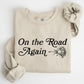 On The Road Again, Roses, Western, Cowboy, Willie Sweatshirt