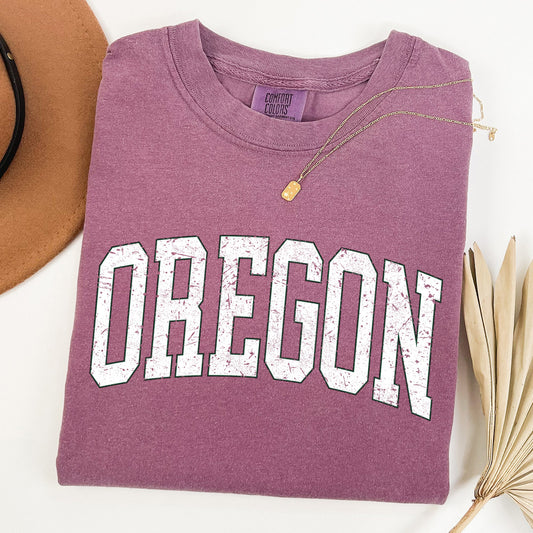 Oregon, Football, Sports, Game Day, Big Game, Touchdown, Tailgate Party, University, College, State Tshirt Comfort Colors T-Shirt