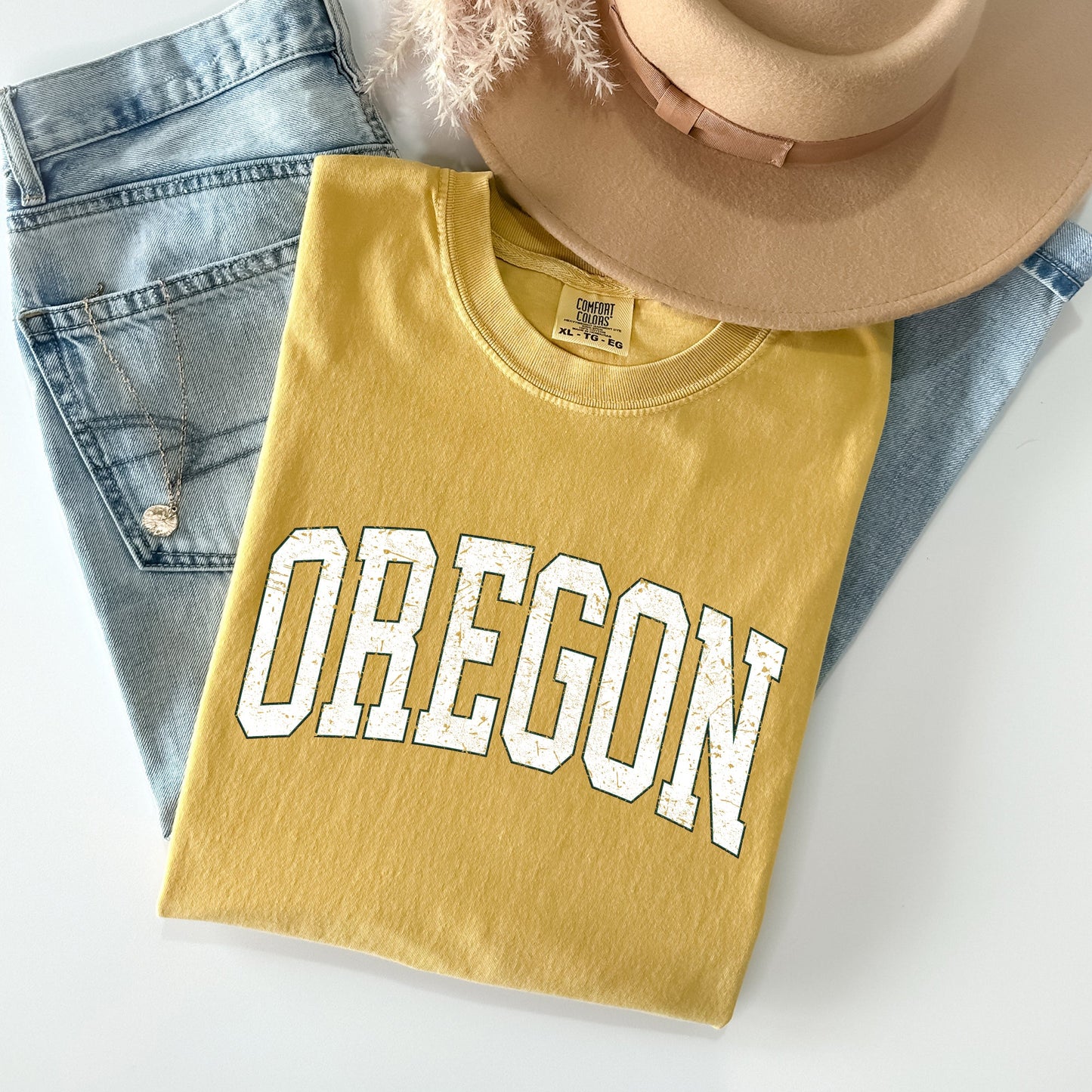 Oregon, Football, Sports, Game Day, Big Game, Touchdown, Tailgate Party, University, College, State Tshirt Comfort Colors T-Shirt