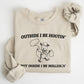 Outside I Bee Hootin, Inside I Be Hollerin, Bear, Funny, Aesthetic Sweatshirt