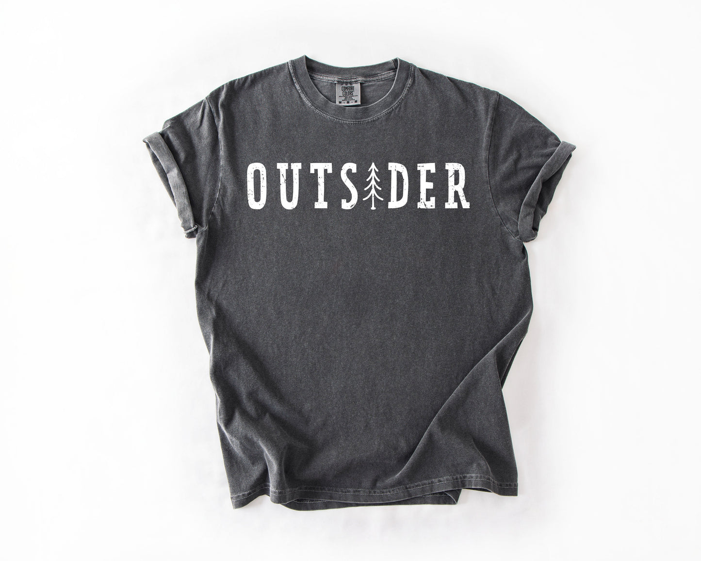 Outsider, Adventure, Boat, Lake Life, Camping, Outdoor, Nature, Travel, Comfort Colors T-Shirt