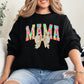 Painted Mama, Dalmatian Print, Bow, Ribbon, Coquette, Mother's Day Sweatshirt