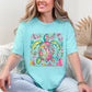 Painted Sea Turtle, Turtle, Sea, Ocean, Summer, Beach, Comfort Colors T-Shirt